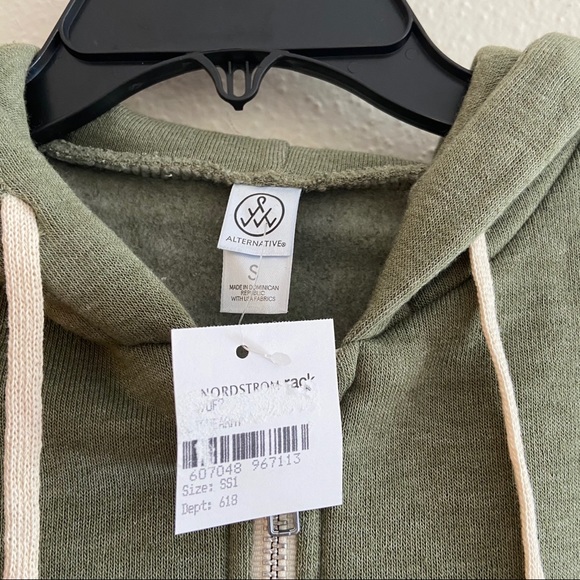 Sold Alternative NEW Full Zip Hoodie Sweatshirt - Picture 4 of 5